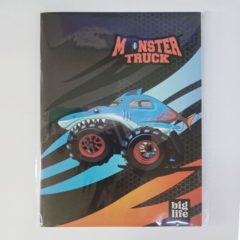  CUADERNO PPR 16X21 TAPA FLEXIBLEABROCHADO MONSTER TR 3