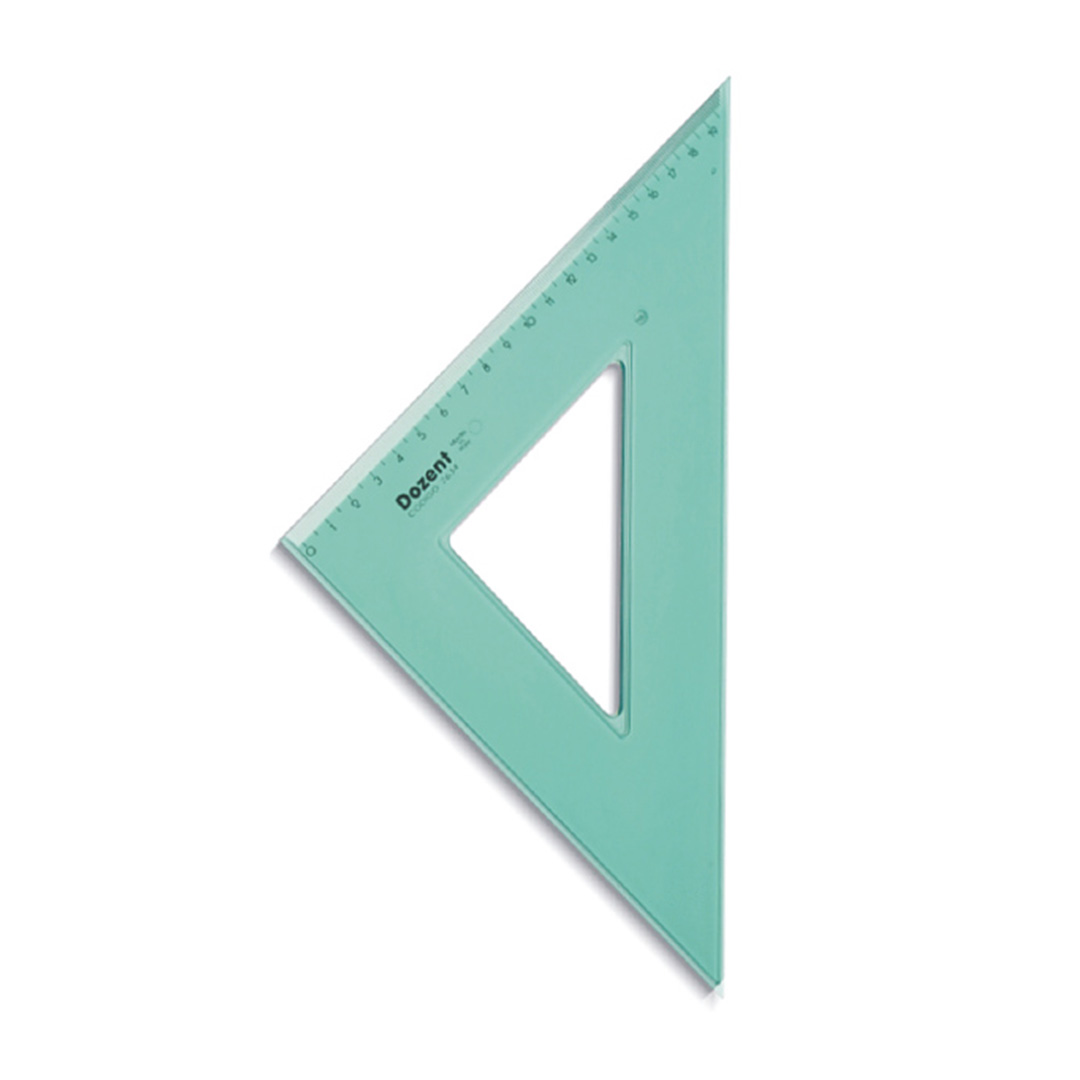  ESCUADRA DOZENT TECNICA 35CM 45 GRADOS