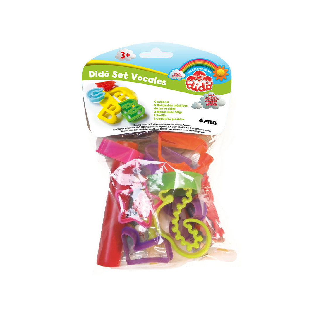  JUEGO MASA MOD DIDO SET VOCALES