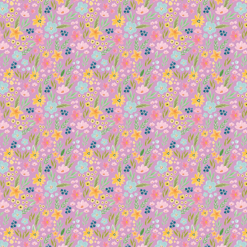  PAPEL AFICHE MURESCO FANTASIA       70X100 X10H FLORES LILA