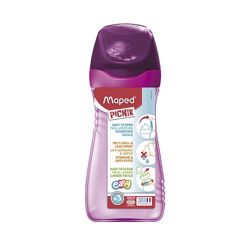  BOTELLA MAPED PLASTICO ORIGIN 430ML ROSA