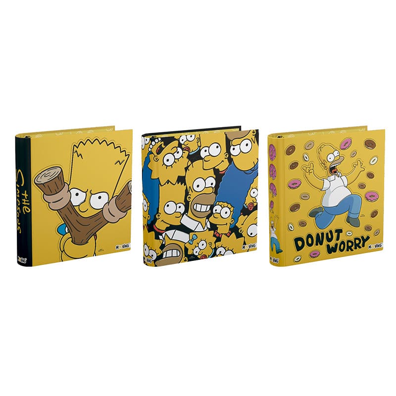  CARPETA ESCOLAR MOOVING 3X40 SIMPSONS