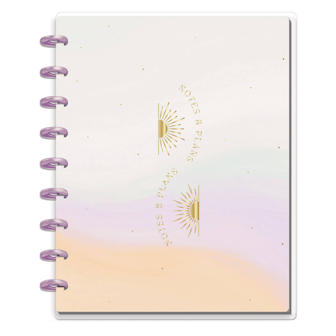 CUADERNO HAPPY PLANNER A DISCOS 60H  18X23 DIVISIONES ATARDECER