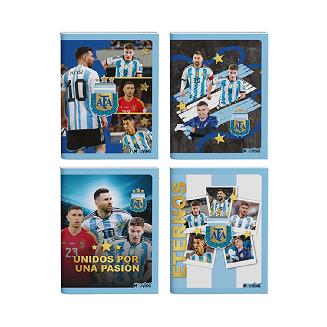  CUADERNO MOOVING 16X21 TAPA FLEXIBLE;
ABROCHADO 48H AFA