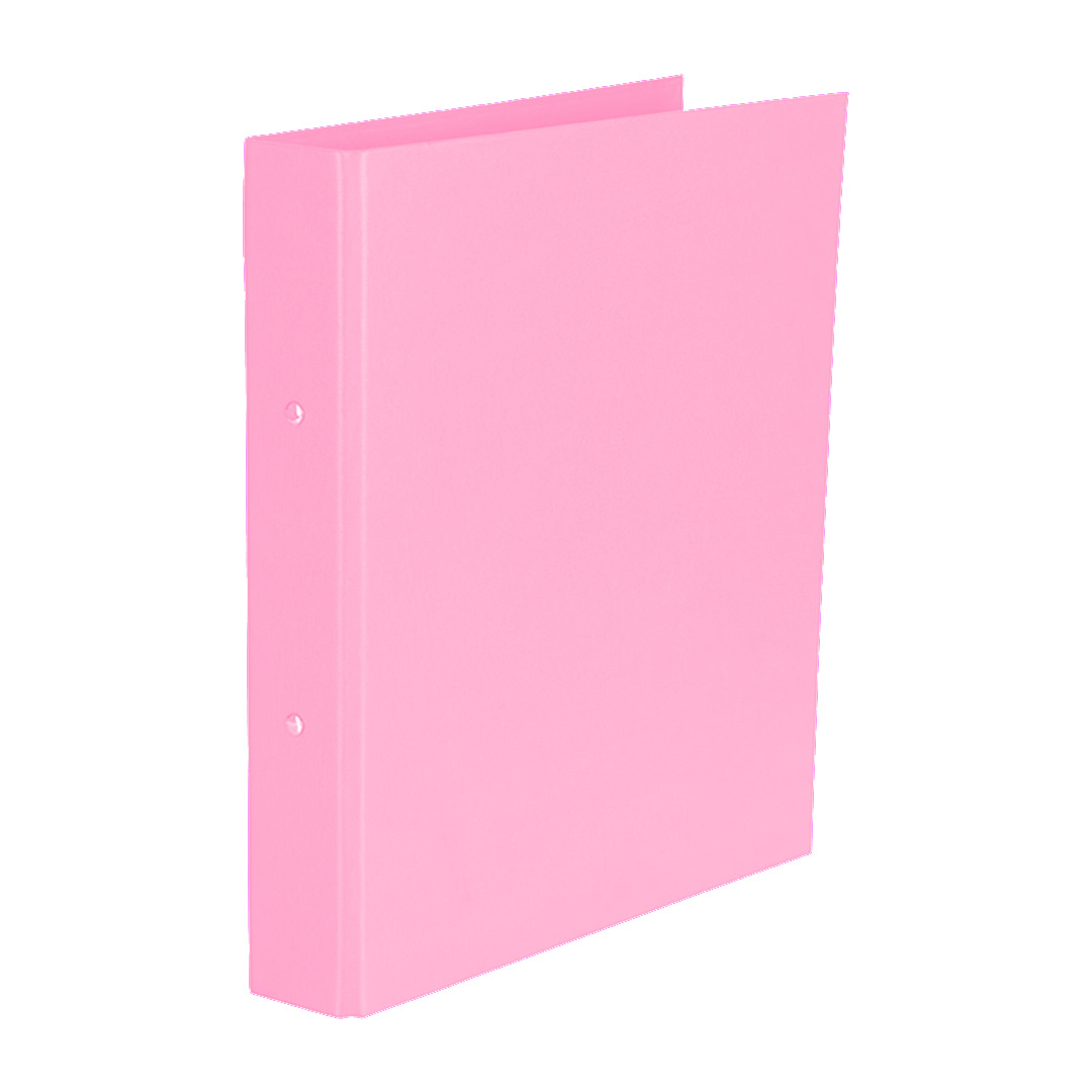  CARPETA A4 2X40 EZCO FORRADA PVC PASTEL ROSA
