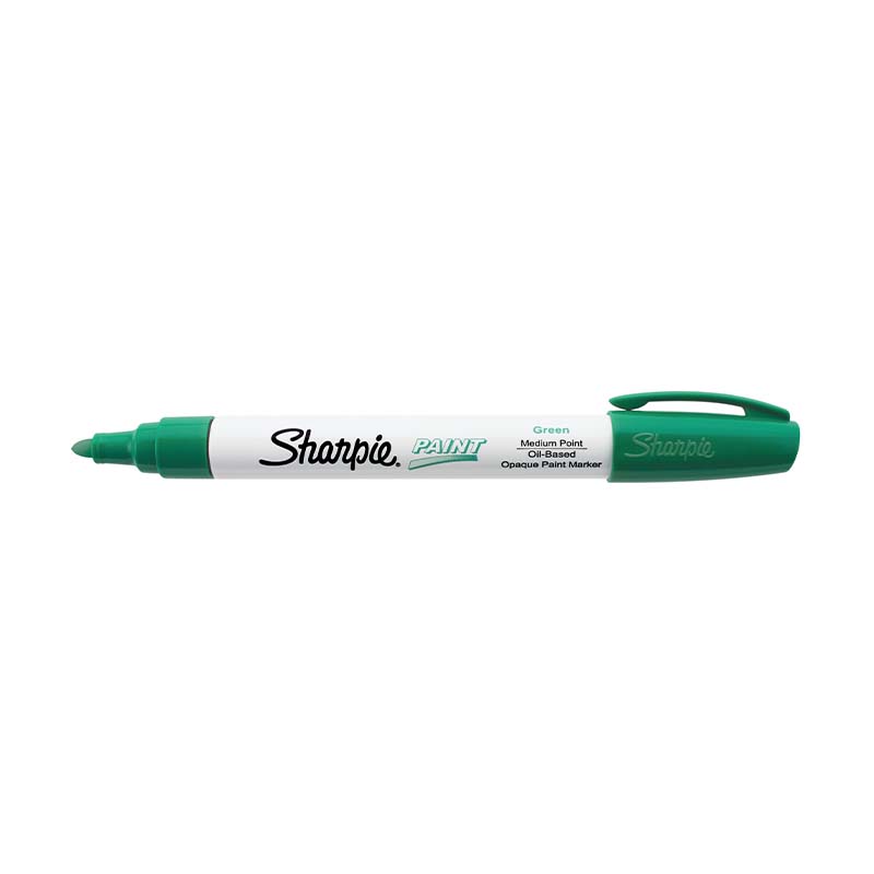  MARCADOR PERMANENTE SHARPIE PAINT MEDIO VERDE X1