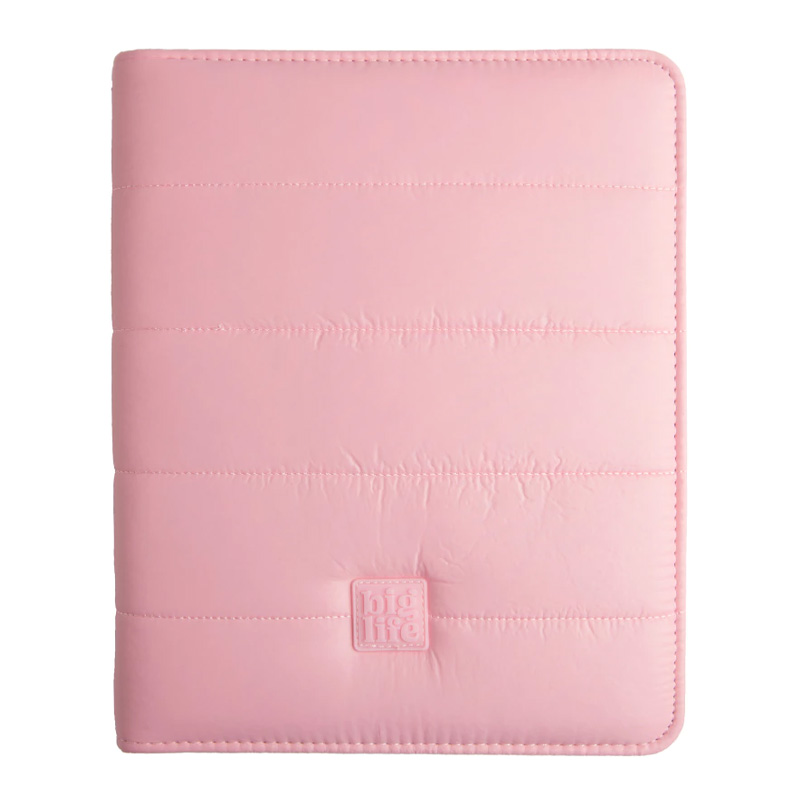  PLANNER BIG LIFE 20X26 DIA X PAGINA  PUFFER ROSA 162 PAGINAS