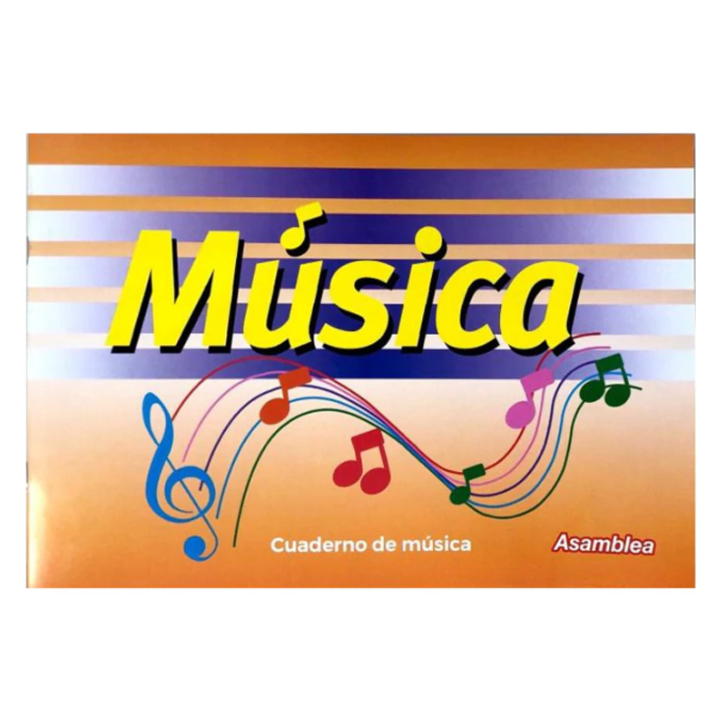  CUADERNO MUSICA ASAMBLEA X 18 HOJAS