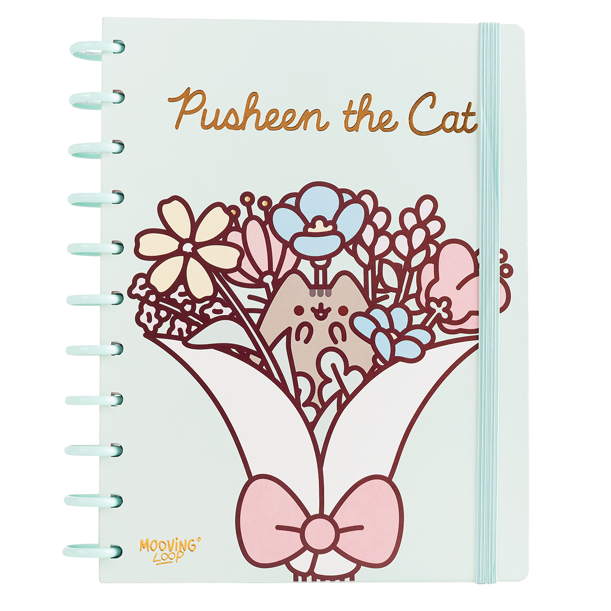  CUADERNO MOOVING LOOP CARTA A DISCOS  PUSHEEN