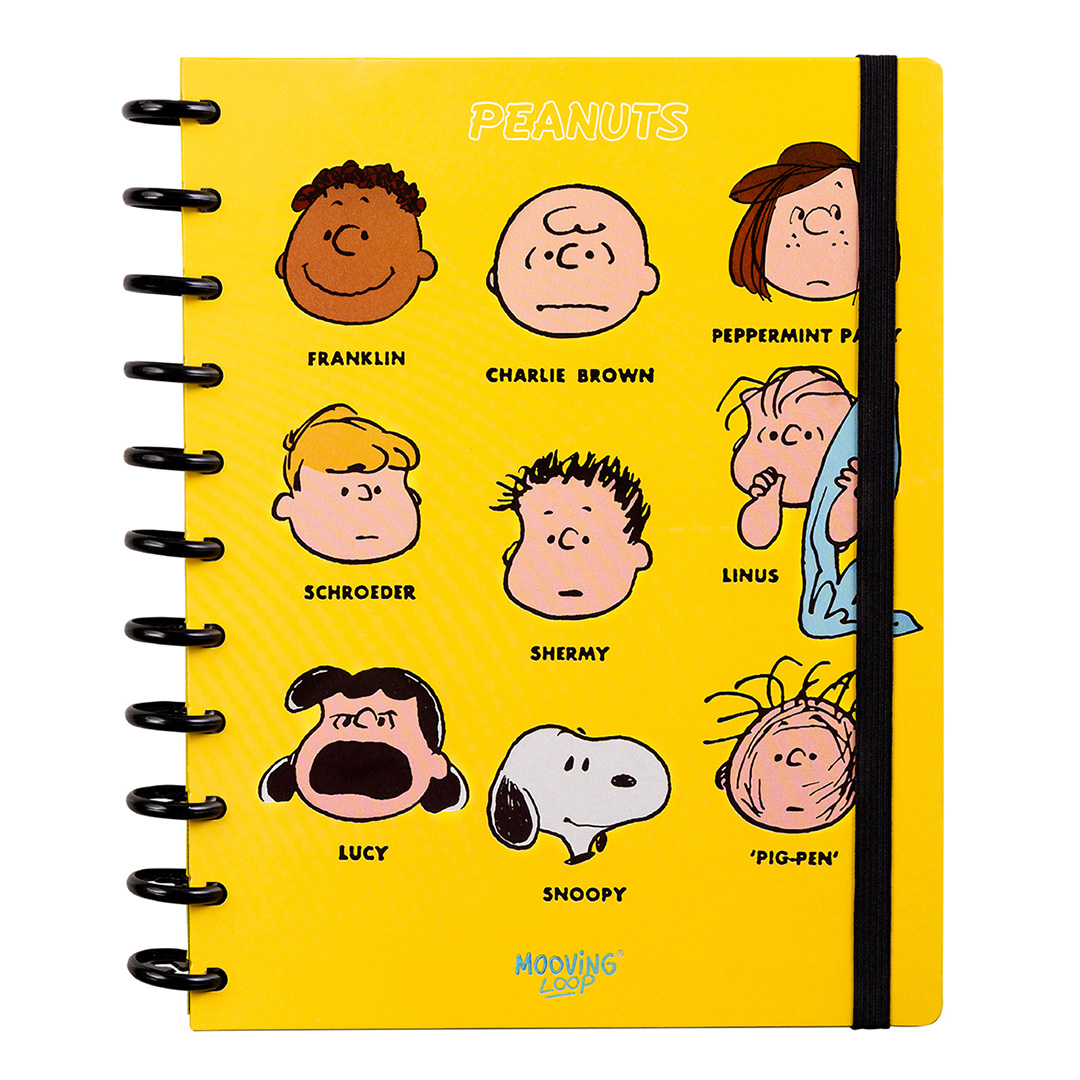  CUADERNO MOOVING LOOP CARTA A DISCOS  SNOOPY