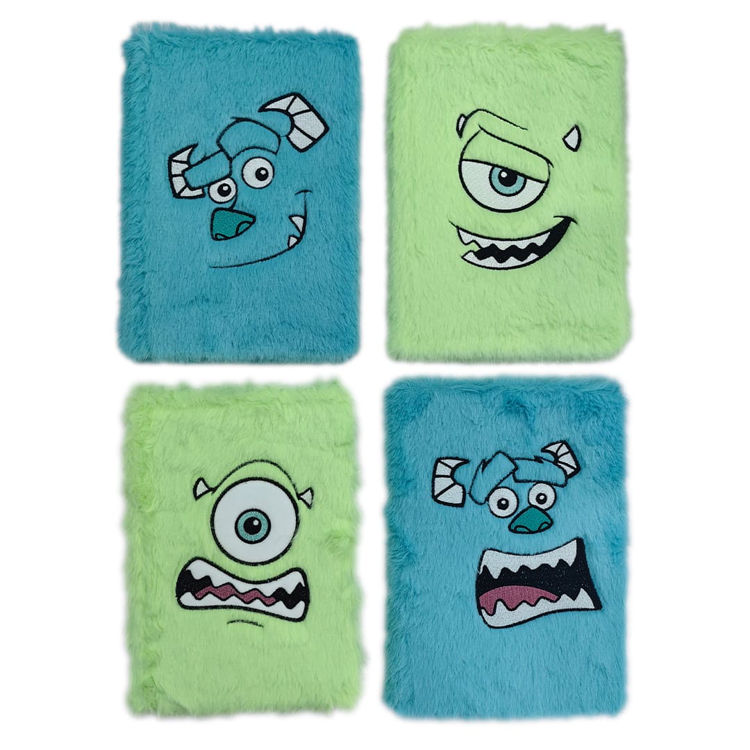 LIBRETA EZCO A5 PLUSH COSIDA 64H RAYADO;
SURTIDO MONSTERS