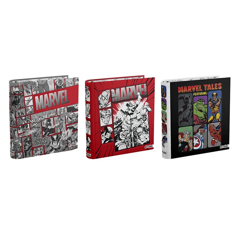  CARPETA ESCOLAR MOOVING 3X40 MARVEL