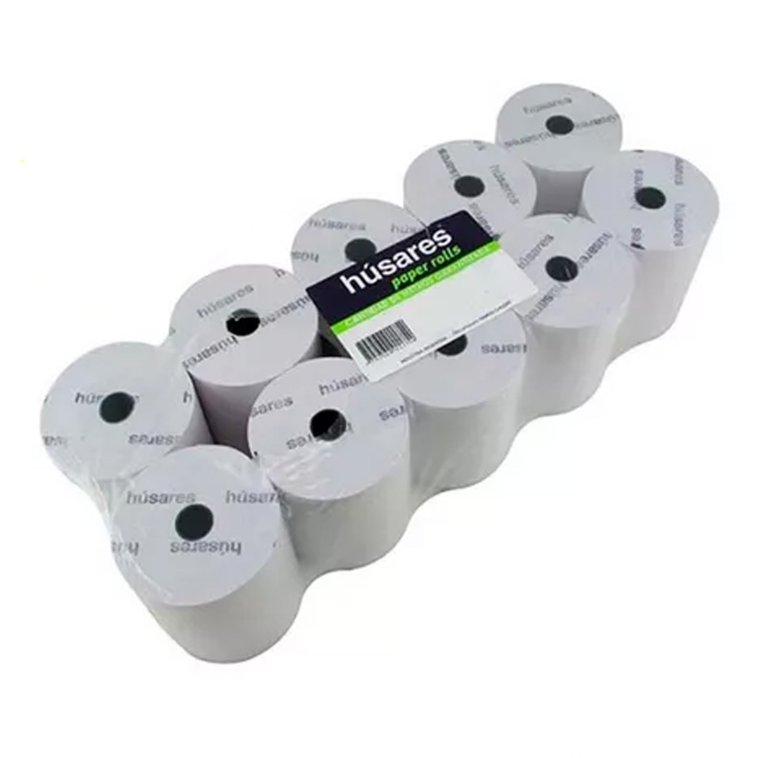  ROLLO HUSARES PAPEL TERMICO 80MM X30 X10
