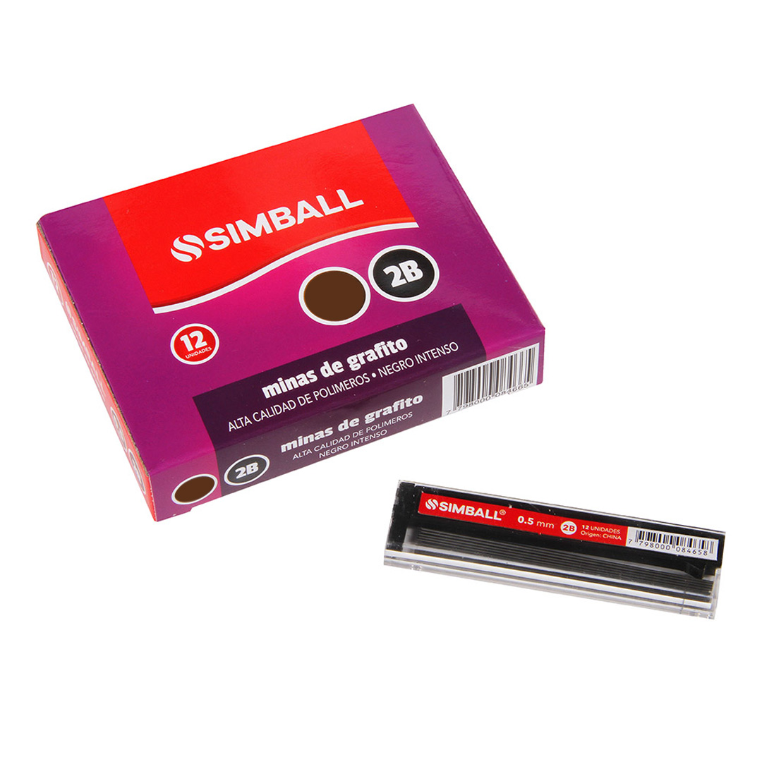  MINA LAPIZ MECANICO SIMBALL 0.7 2B