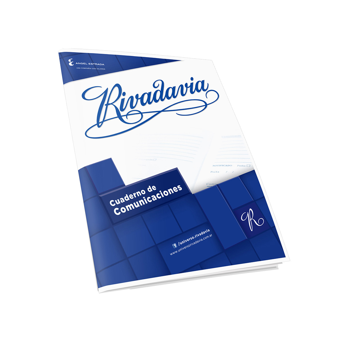  CUADERNO COMUNICACION RIVADAVIA TAPA  FLEXIBLE 20 HOJAS