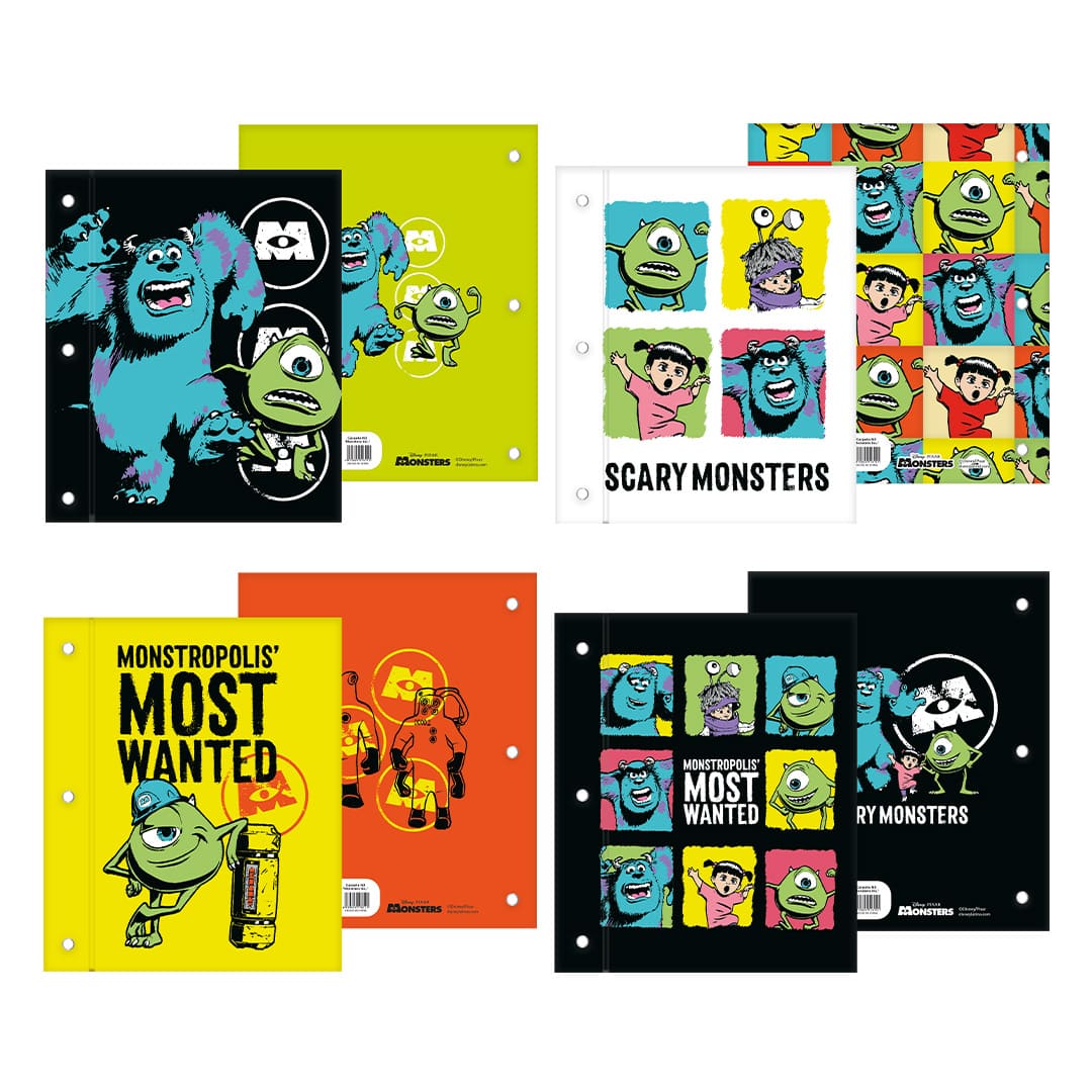  CARPETA TAPA N3 EZCO SURTIDO MONSTERS