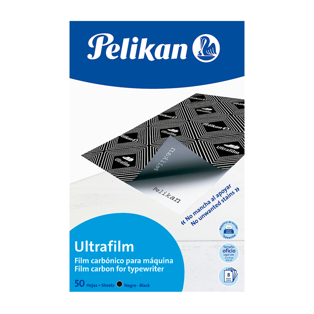  CARBONICO PELIKAN ULTRAFILM OFICIO NEGRO  X50 HOJAS