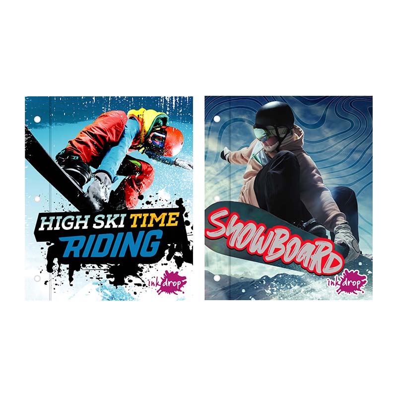  CARPETA ESCOLAR TAPA N3 INKDROP  SNOWBOARD