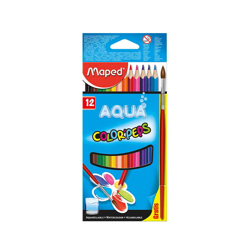  LAPIZ COLOR MAPED ACUARELABLE X12