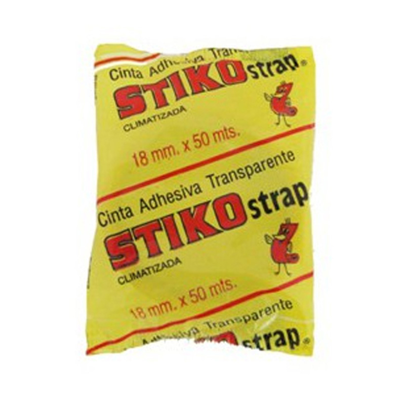  CINTA ADHESIVA STIKO 18X50 CAJA X8