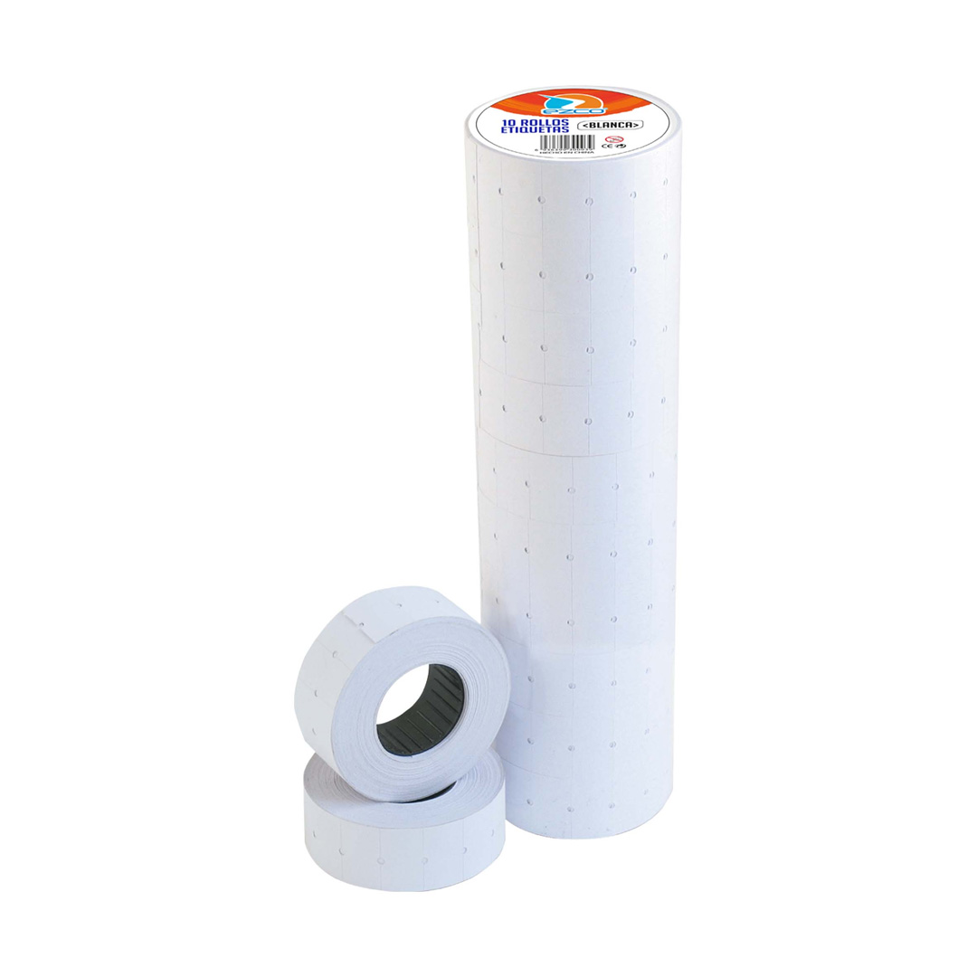  ETIQUETA PRECIO EZCO EN ROLLO TUBO X10;
BLANCO
