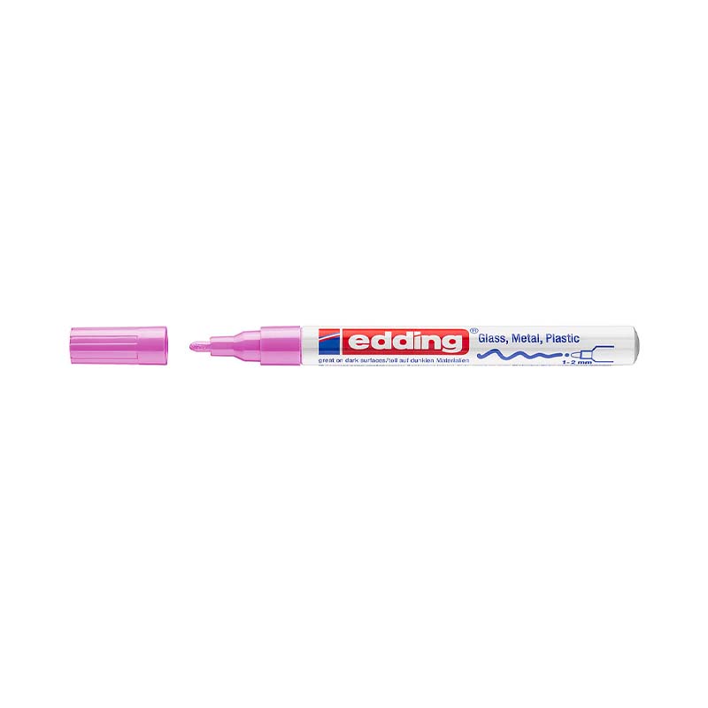  MARCADOR PERMANENTE EDDING ESMALTE FINO E-751 ROSA