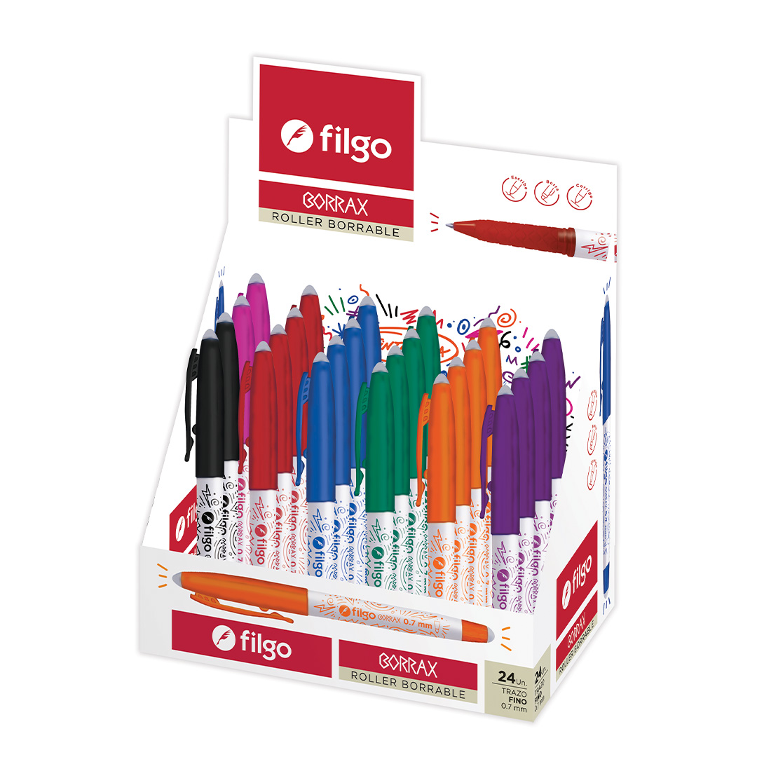  ROLLER BORRABLE FILGO BORRAX SURTIDO X24