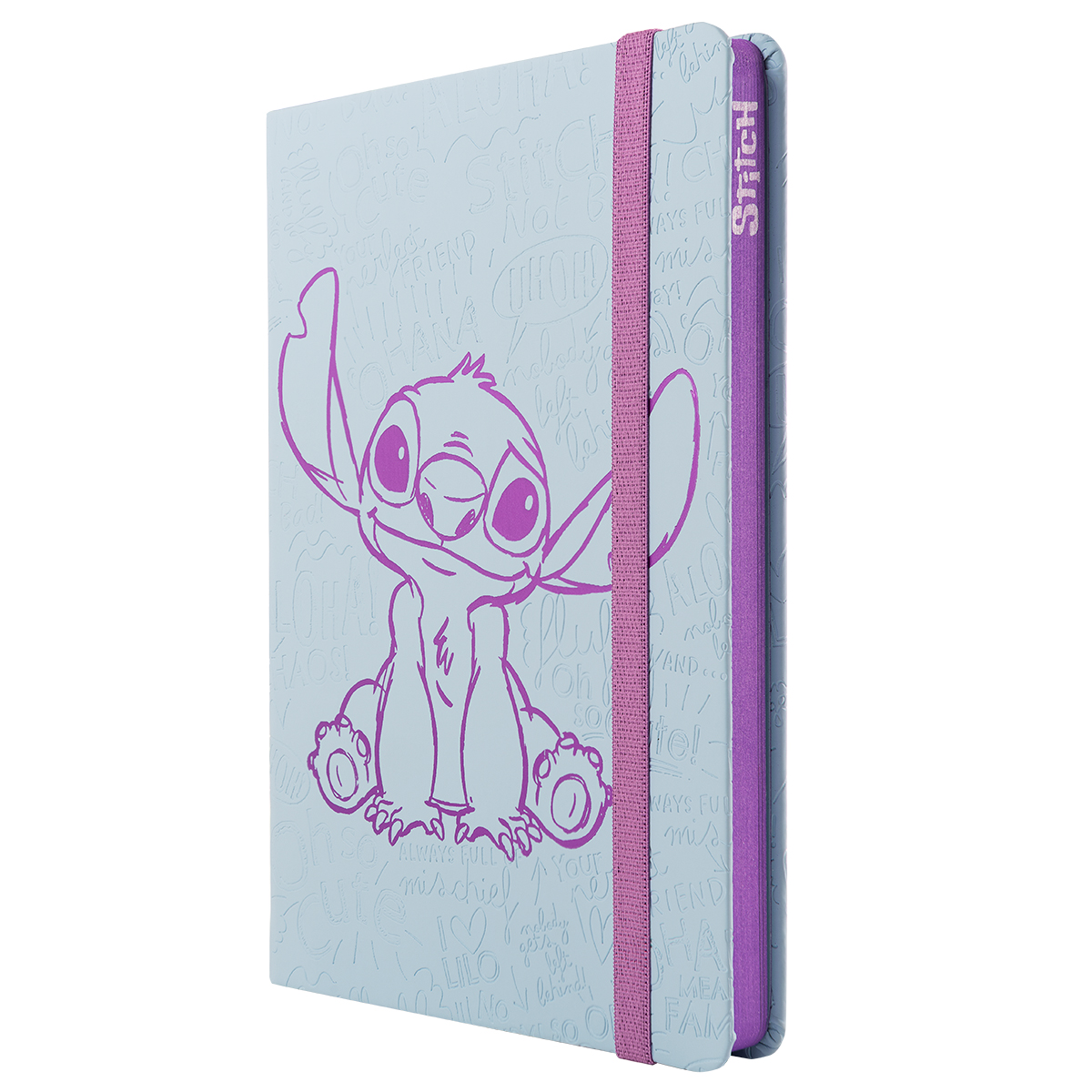  CUADERNO MOOVING A5 TAPA DURA PU STITCH 96H RAYADO