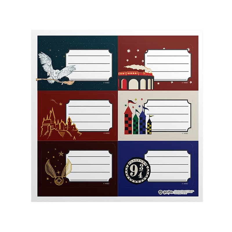 ETIQUETA MOOVING HARRY POTTER X12