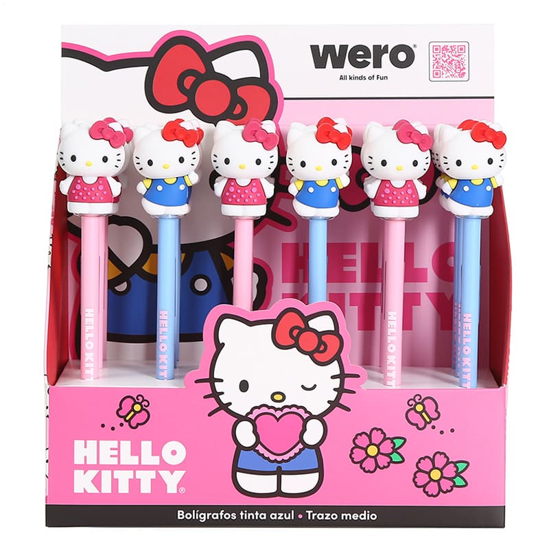  BOLIGRAFO WERO DISPLAY X18 HELLO KITTY