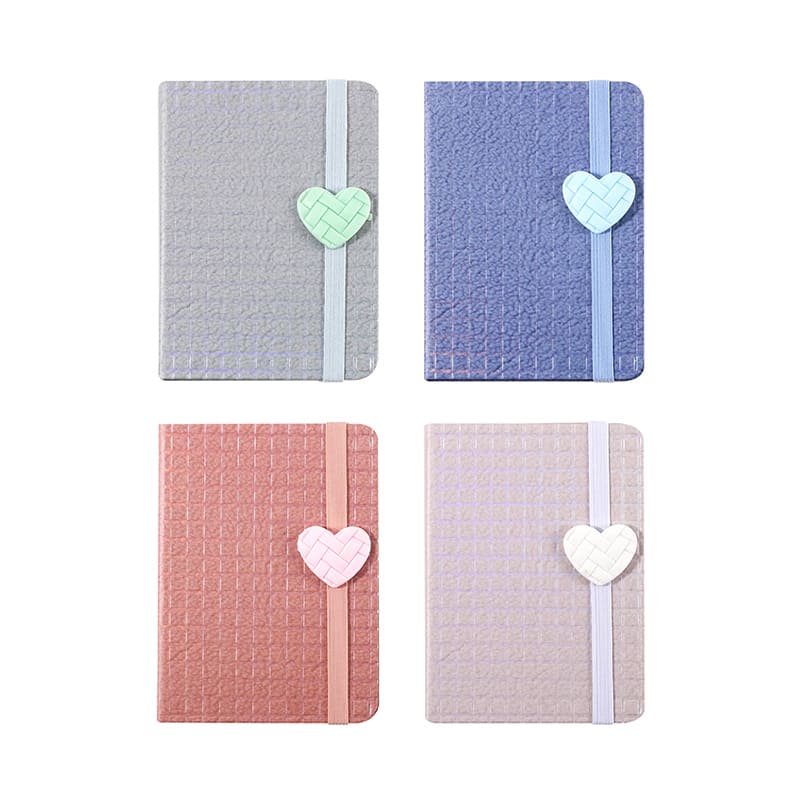  LIBRETA A6 MULTIPAPER 3D PATCH HEART  80GR 96 HOJAS RAYADO PACK X12