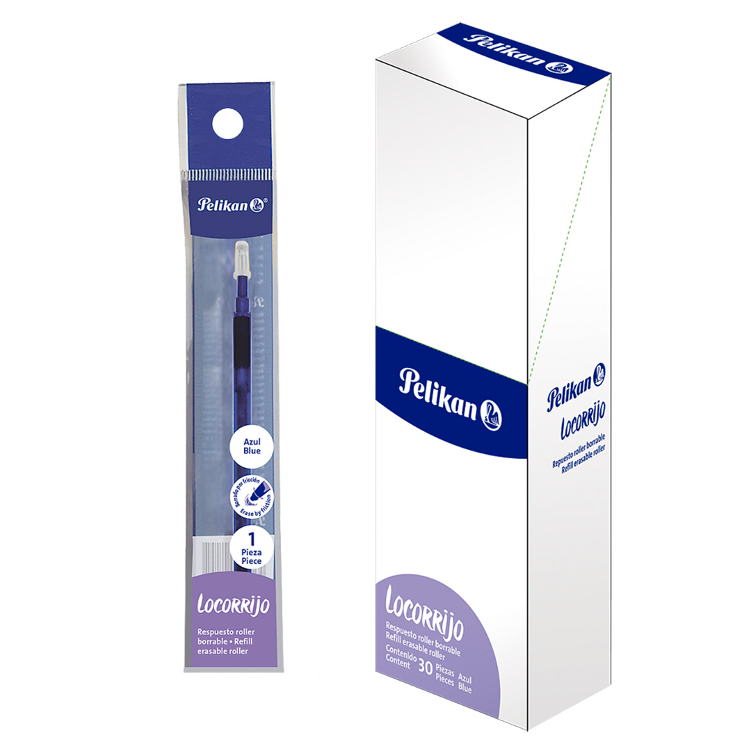  REPUESTO BORRABLE PELIKAN LOCORRIJO AZUL  X30