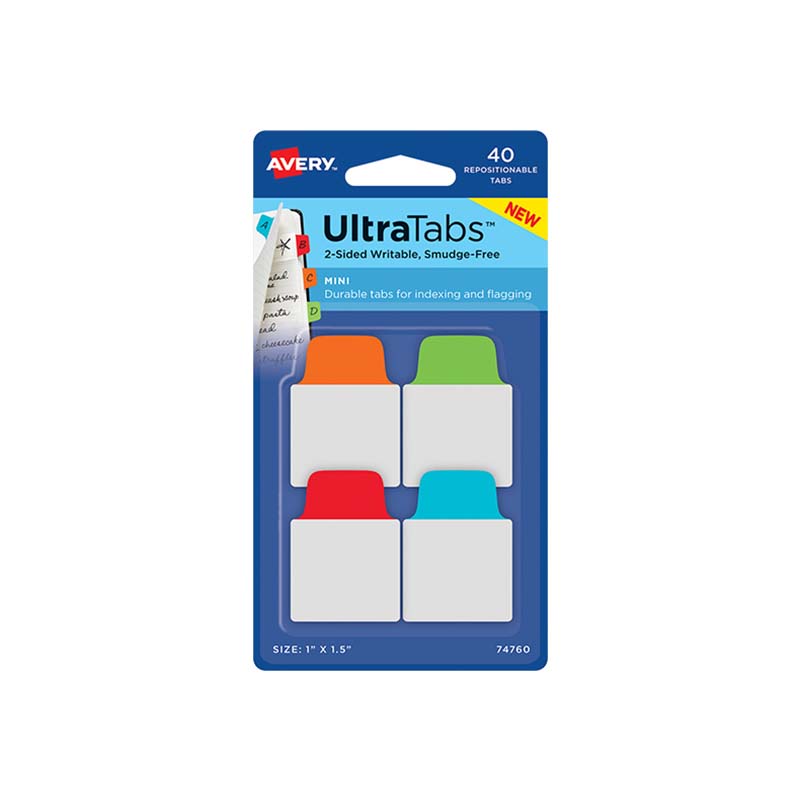  BANDERITA REPOSICIONABLE AVERY CLASICO;
MINI X40 SURT