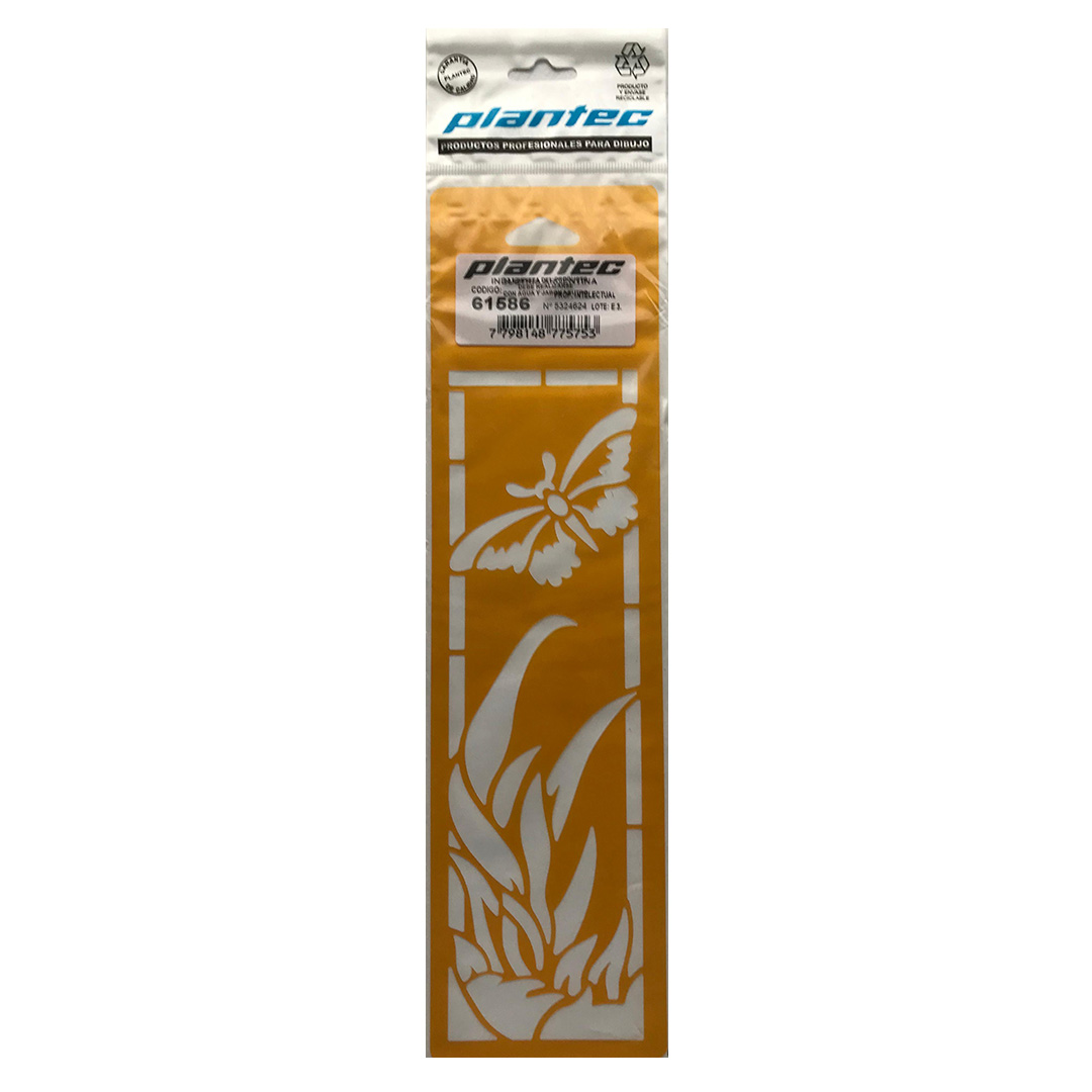 STENCIL PLANTEC 80X30 GUARDA MARIPOSA