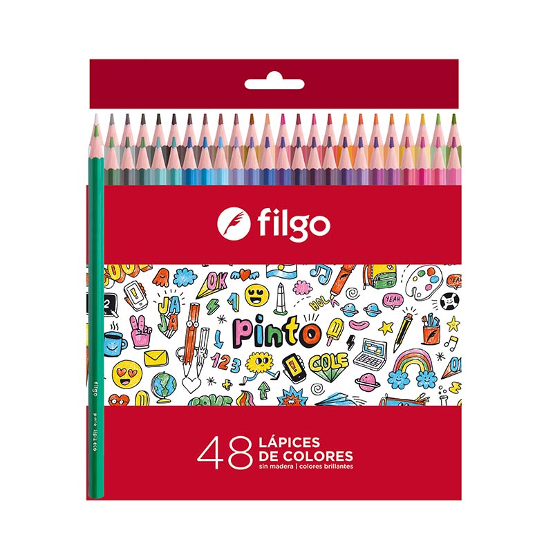  LAPIZ COLOR FILGO PINTO LARGO X48