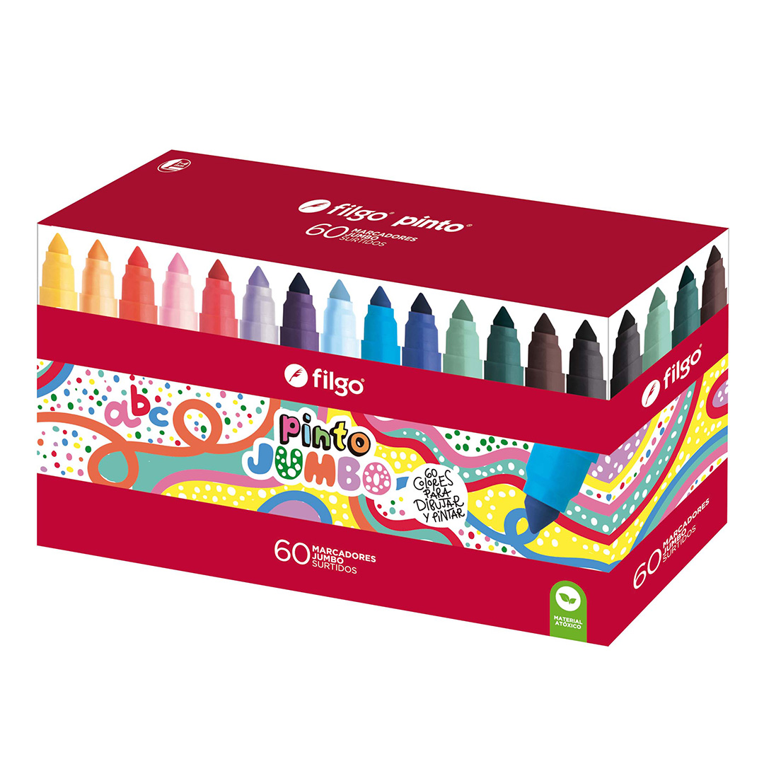  MARCADOR ESCOLAR FILGO PINTO JUMBO X60