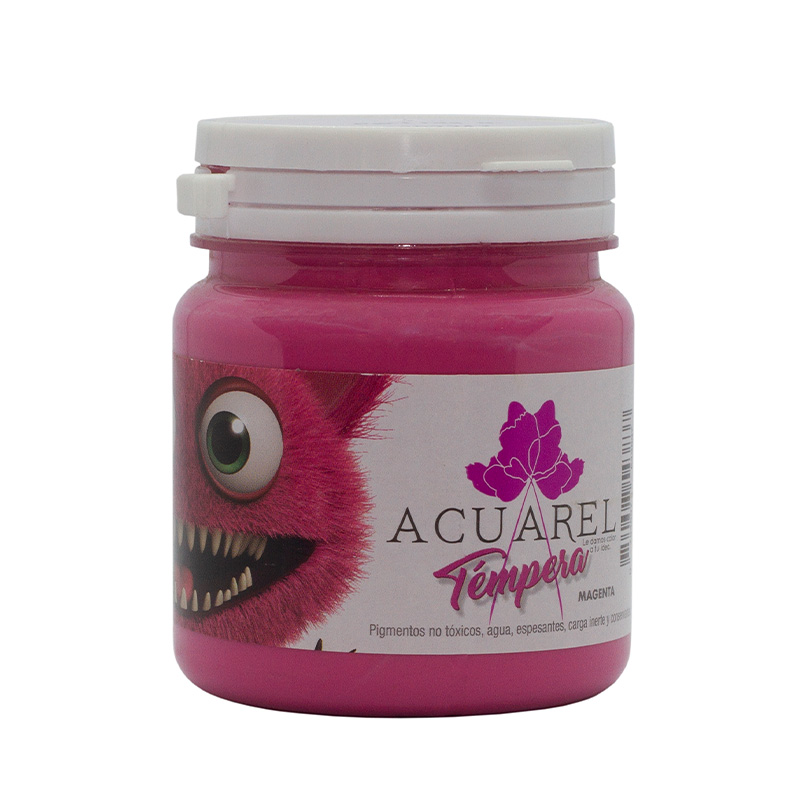  TEMPERA ACUAREL POTE 250GR MAGENTA