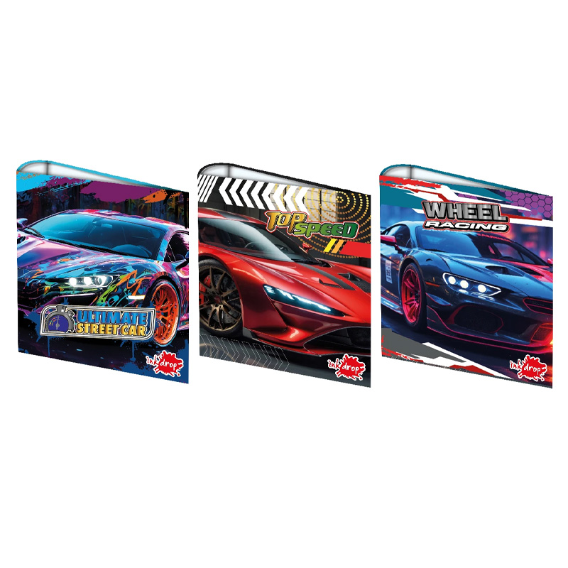  CARPETA ESCOLAR INKDROP 3X40 CARS II