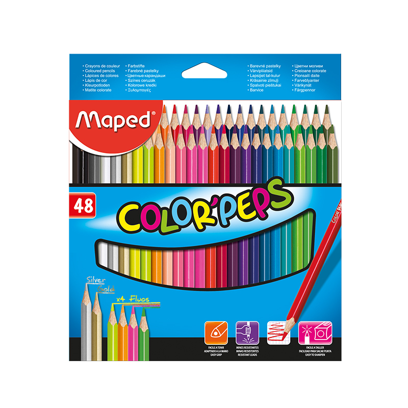  LAPIZ COLOR MAPED X48 LARGOS