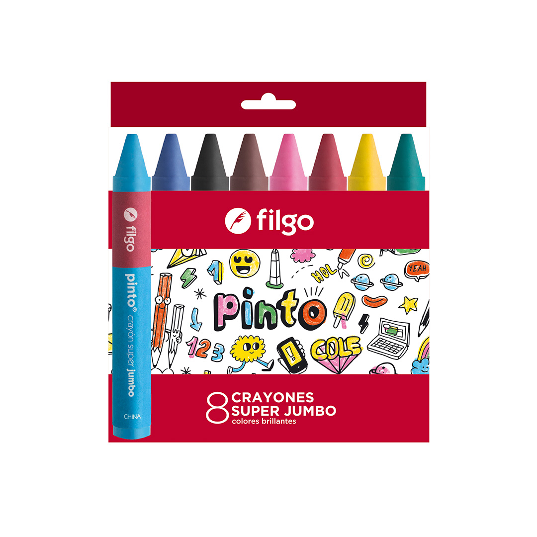  CRAYON FILGO PINTO SUPER JUMBO X8