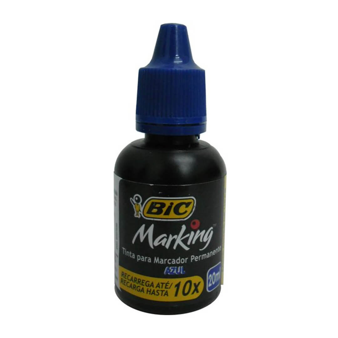  TINTA PARA MARCADOR PERMANENTE BIC AZUL 20ML