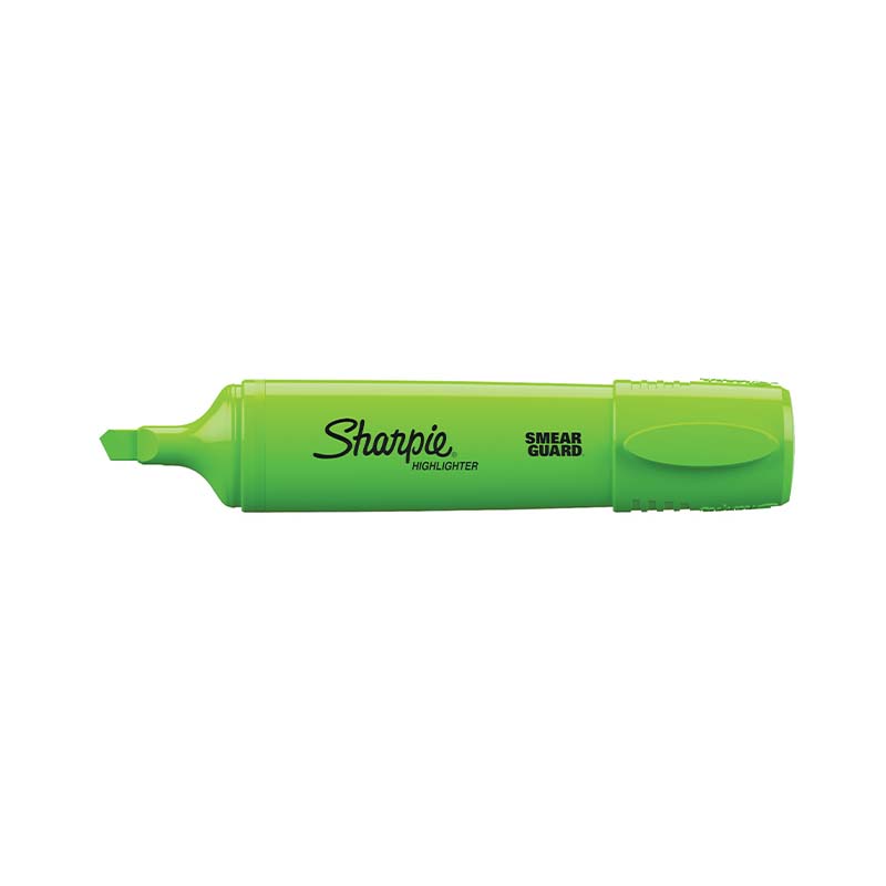  RESALTADOR CHATO SHARPIE X12 BLADE VERDE