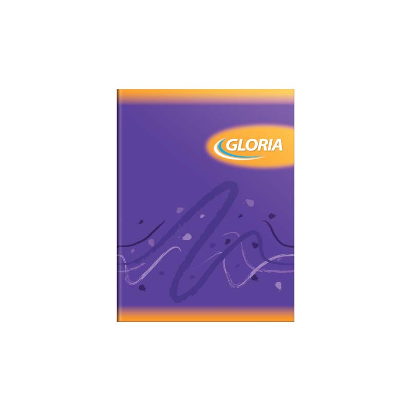 CUADERNO GLORIA 16X21 TAPA FLEXIBLE 24;
HOJAS RAYADO