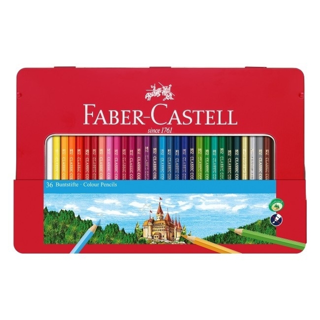  LAPIZ COLOR FABER ECOLAPIZ LATA X36