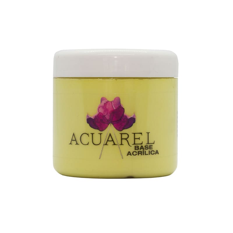  BASE ACRILICA ACUAREL 200CC PASTEL  AMARILLO