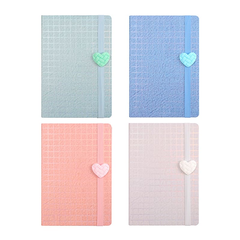  LIBRETA A5 MULTIPAPER 3D PATCH HEART  80GR 96 HOJAS RAYADO PACK X12