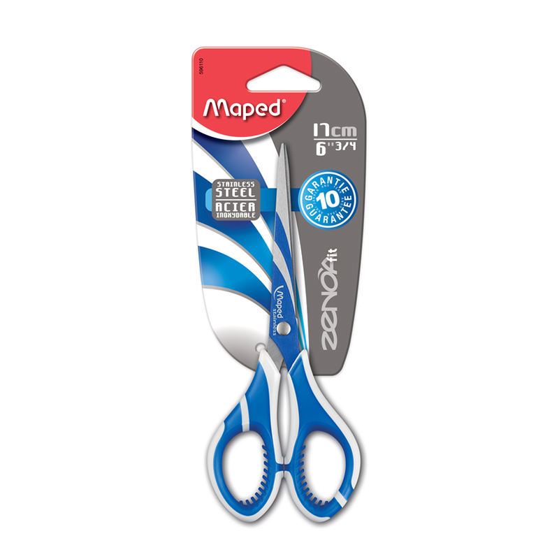  TIJERA MAPED 17CM ZENOA FIT SIMETRICABLISTER X1