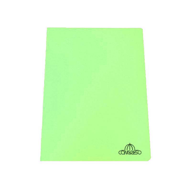  CARPETA CARATULA CONGRESO OFICIO    170GR VERDE X100