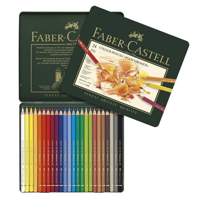  LAPIZ COLOR FABER POLYCHROMOS LATA X24