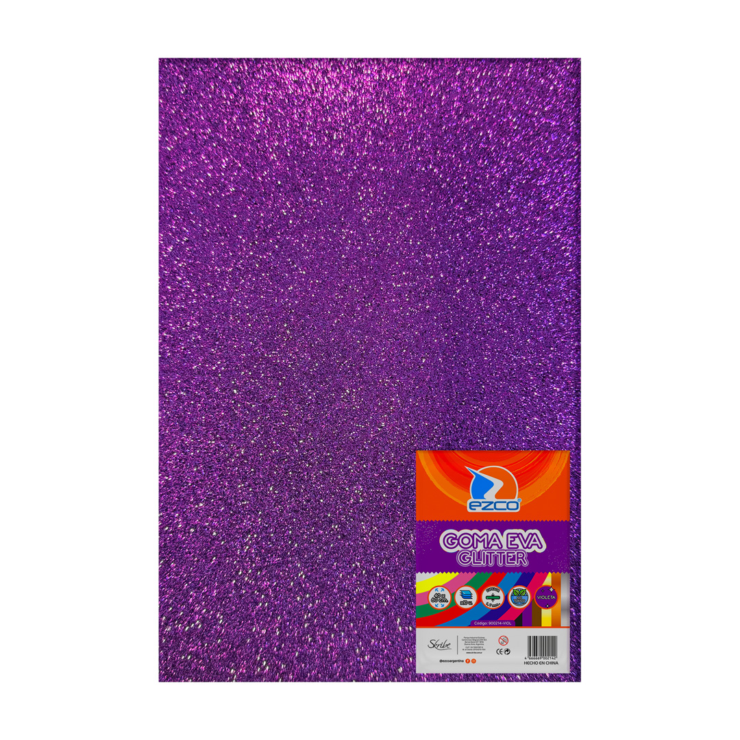  GOMA EVA BRILLO EZCO 40X60 X10 VIOLETA1.7MM